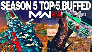 Top 5 BUFFED Weapons in MW3 Zombies After Season 5 Best loadout