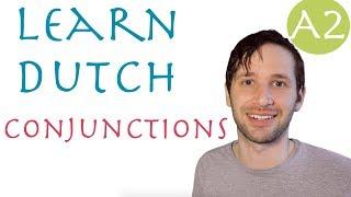 Learn Dutch conjunctions inversion catapult and word order