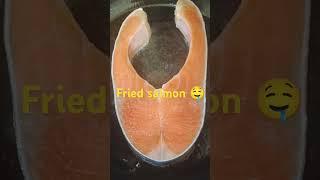 fried salmon  #salmon #shortvideo #shortvideo #everyone #trendingvideo #fish