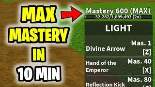 HOW TO GET MAX MASTERY IN 10 MINUTES Blox Fruits