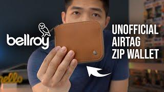 The Best Airtag Wallet?  Bellroy Zip Wallet Review