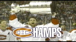 Champs The story of the 1993 Stanley Cup Champion Montreal Canadiens Hockey Video