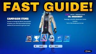 How To COMPLETE ALL DR. VINDERBOT VINDERMAN 2.0 QUESTS CHALLENGES in Fortnite Quests Pack Guide