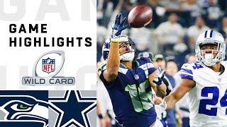 Seahawks vs. Cowboys Wild Card Round Highlights  NFL 2018 Playoffs