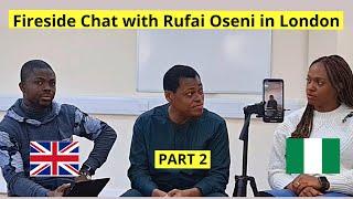 We Are Yet to Build Nigerians - Rufai Oseni of Arise TV News Explains  Fireside Chat ft.Tonye Cole