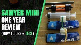 Sawyer Mini Water Filter Review Testing in Dirty Water How to Use Tips & Hacks