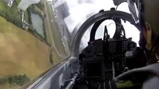 MiG 21 LanceR RoAF at RIAT 2019 cockpit view