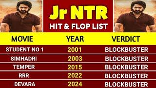 Jr NTR Hits and Flops List  NTR All Movies List  Devara  RRR  Aravindha Sametha  Jai Lava Kusa