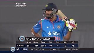 Ravindra Jadejas Magnificent 66* off 45 vs New Zealand  NZ vs IND 2014  3rd ODI Auckland