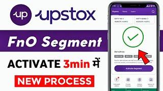 How to activate f&o segment in upstox   Activate f&o in upstox  how to enable f&o in upstox