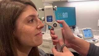 Intraocular Pressure IOP measurement with Icare tonometry for the screening of glaucoma