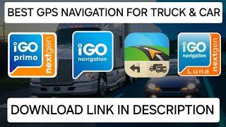 GPS navigation for Truck and Car 2024 Europe & England For Android smartphone tablet magnitola