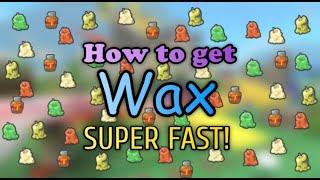 How to get Wax SUPER FAST Quick and easy guide - Bee Swarm Simulator