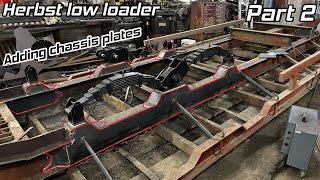 Herbst low loader trailer in a bad way Let the rebuild begin . Part 2