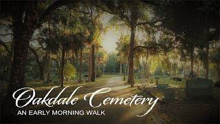 4K Peaceful Fall Walk through Oakdale Cemetery  Deland Florida