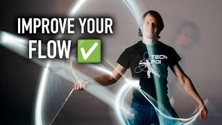 Tips and tricks for performing LED poi flow