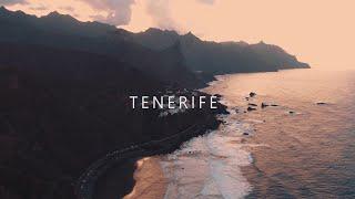 Tenerife at sunset  Playa de Benijo Rambla de Castro from drone 4k