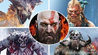 God of War - All Bosses With Cutscenes 2K 60FPS PS4 Pro