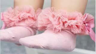 0-6Y Princess Kids Tutu Socks Short Girls Baby Socks Silk