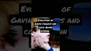 Evolution of Gavin magnus and coco Quinn kissing