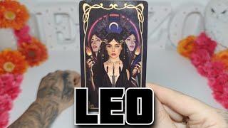 LEO ️ FALLECE ESTA PERSONA ️ ANTES DE IRSE TE DICE ESTO  HOROSCOPO #LEO HOY TAROT AMOR