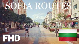 Walking through Sofia Bulgaria. Lions Bridge to National Palace of Culture NDK Part 3