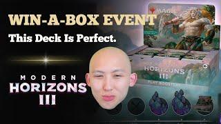 This Deck Is Perfect.  Win-A-Box Event  Modern Horizons 3 Sealed  MTG Arena