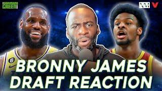 Draymond Green reacts to Bronny James joining LeBron & Los Angeles Lakers