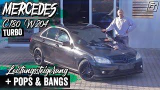 Mercedes C 180 Turbo Tuning  Pops & Bangs + Leistungssteigerung Stage 1   FastTuning