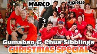 GUMABAO AT CHUA FAM REUNION SA BAHAY NI ISABEL RIVAS  PRESENT SI MARCO AT MICHELLE GUMABAO