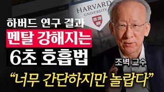 “최근 밝혀진 과학적 사실” 하버드 대학교가 제안한 최고의 정신 건강 비법 조벽 교수 3부