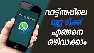 വാട്ട്സപ്പിലെ ബ്ലൂ ടിക് എങ്ങനെ ഒഴിവാകാം  How To Disable Blue Ticks In Whatsapp  Tech Malayalam