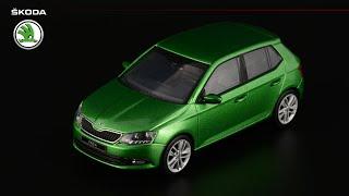 Малолитражка не про нас Škoda Fabia III 2014 Zelená Rallye • iScale • Масштабные модели 143