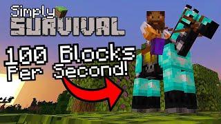 How To Make A Genetically Modified SUPER HORSE in Survival Minecraft 100 BLOCKS PER SECOND