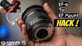 Canon 10-18mm IS STM EF MOD to fit FULL-FRAME