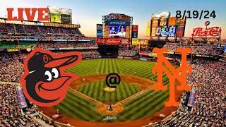 Baltimore Orioles @ New York Mets  LIVE Play-by-Play & Commentary  81924  Game #126