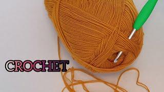 I found a completely different way to crochet New crochet stitch