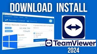 How to Download TeamViewer in Windows 11 10 2024  Download TeamViewer in Laptop PC