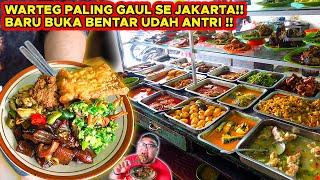 WARTEG PALING GAUL DI JAKARTA MESEN 7 LAUK DALEM SATU PIRING..