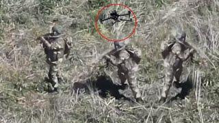 Horrible Footage Ukrainian FPV Drone Blows Up Russian Mercenaries From Africa In Bakhmut