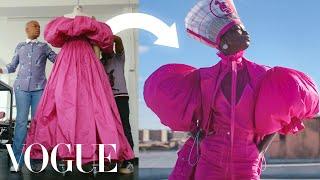 2 Designers Transform Each Other’s Work ft. Valentinos Pierpaolo Piccioli & Thebe Magugu  Vogue