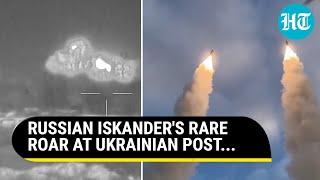 Russias Iskander Flattens Ukraine Command Post Ruthless Strike Caught On Cam