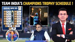 Team Indias schedule for Champions trophy 2025 is out Rohit Sharma और Virat Kohli जाएंगे Pakistan?
