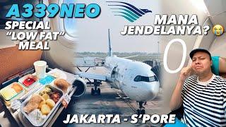 NYARIS ZONK Garuda Indonesia A330-941NEO GA828 CGK-SIN  Jangan Duduk di 40AK