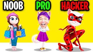 NOOB vs PRO vs HACKER In TALKING ANGELA 2 NEW GAME *EXPENSIVE*