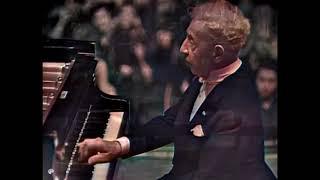 Arthur Rubinstein Live Recital Warsaw 1966. AI Colorize 1080p 60fps.