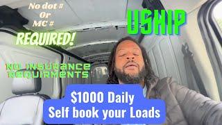 Make Over $1000 Daily With this Self Booking Carrier Website For Cars Vans SUV Trucks