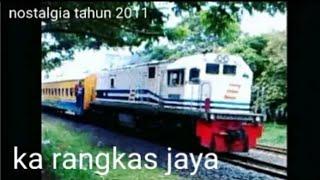 KA Rangkas Jaya Sore Melintas di Taman Bendi 2012