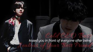 Taehyung ff Your Cold CEO Boss kissed you in front of everyone after being jealous 1K Sub22