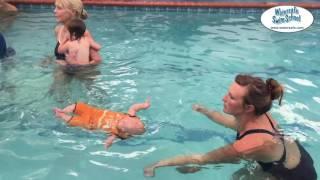 Roll Over Robbie in Parent Tot Class at Watersafe Swim School - 3 months 9-21-17